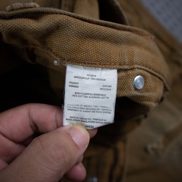 Dickies Workwear Double Knee Thrashed Carpenter Pants 38x30 - Picture 7 of 8